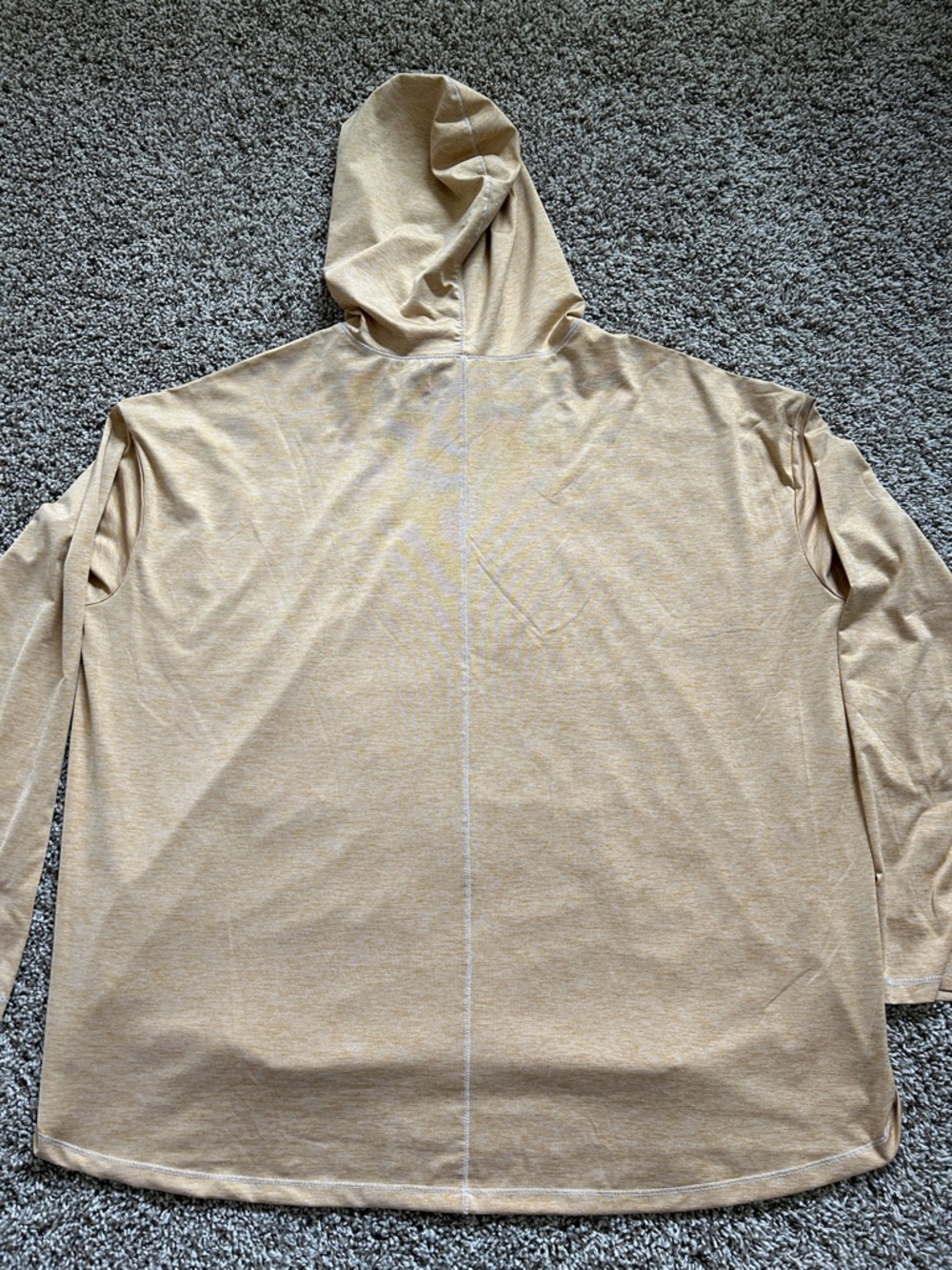Eddie Bauer Women’s XL Loose Fit Lightweight Pullover Hoodie w/ Pouch - Yellow - Picture 9 of 15